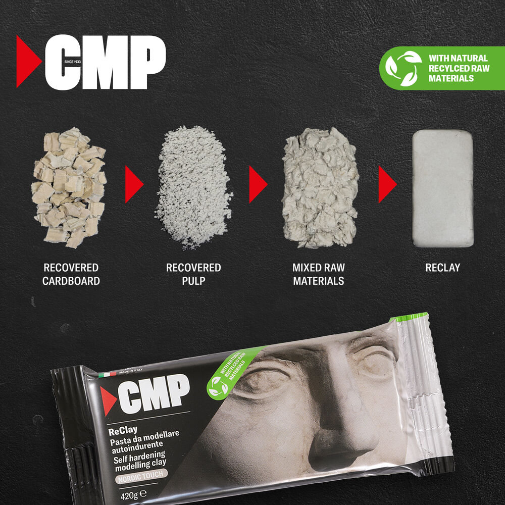 Rec Lay CMP ReClay Recycled Cardboard Clay 240g