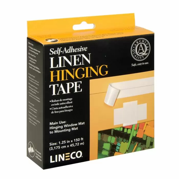 Lineco Self-Adhesive Linen Hinging Tape