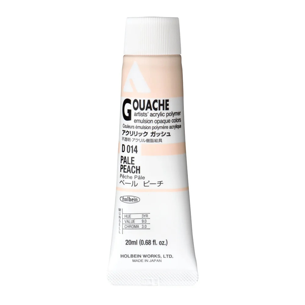 Holbein Acrylic Gouache 20ml Pale Peach