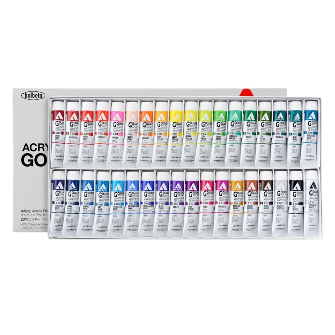 Holbein Acrylic Gouache Set 36 D418