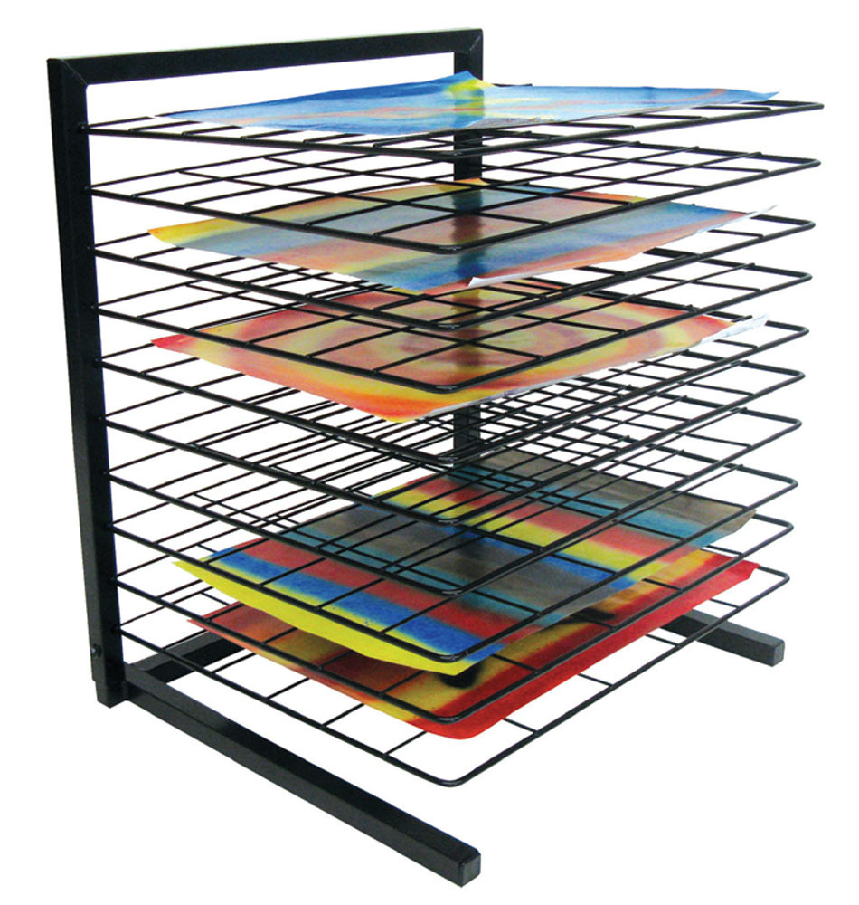 Drying Rack 10 Shelf Sliding Trays