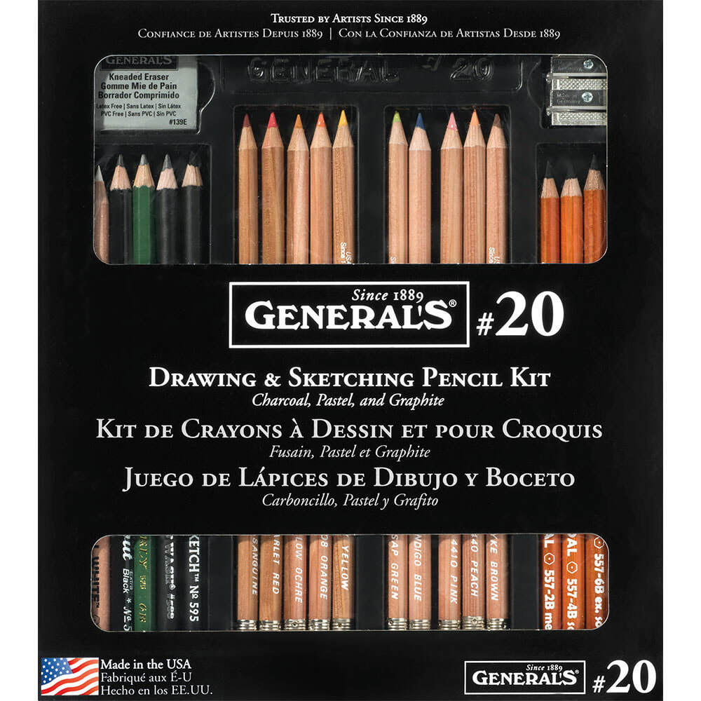 General Pencil Co. Inc. 555 Layout Ebony Drawing Pencil