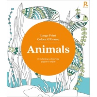 Animals: Large Print Colour and Frame