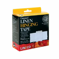 Lineco Gummed Linen Hinging Tape 2.5cm x 9.4m