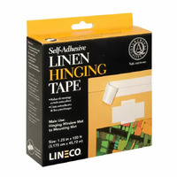Lineco Self Adhesive Linen Hinging Tape 3.1cm x 10.6m