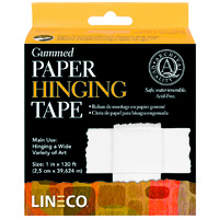 Lineco Gummed Paper Hinging Tape 2.5cm x 39.6m