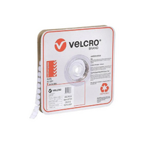 Velcro Brand Dots 22mm x 23m White Loop CLEARANCE