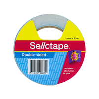 Sellotape Double Sided Adhesive Tape 12mm x 33m