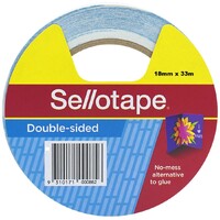 Sellotape Double Sided Adhesive Tape 18mm x 33m