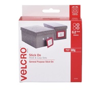 Velcro Self Adhesive Spots 22mm Pack 62