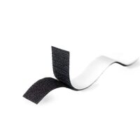 Velcro Strip Black Hook & Loop 20mm x 150mm