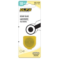 Olfa Rotary Cutter Blades RB18 18mm Pack 2