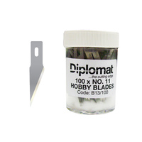 Diplomat Hobby Blades #11 Pack 100
