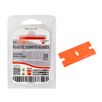 Scraperite Plastic Scraper Blades Straight Pack 30 SRS30GPO