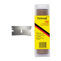 Diplomat Scraper Blades Single Edge Pack 100 041303