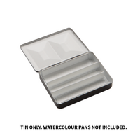 FOME Metal Watercolour Tin Fits 12 Half Pans CLEARANCE