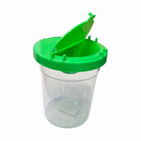 Plastic Paint Pot Flip Lid Random Colour