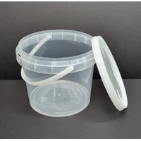Clear Pail 2.3lt with Lid