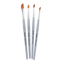 Isomars Creative Dagger Taklon Brush Set 4
