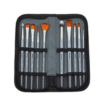 Isomars Creative Art Brush Set 10 Zipper Case