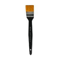 Maestro Taklon Flat Long Handle Brush 2.5"