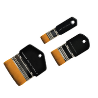 Maestro Taklon Brush Short Handle Flat Set 3