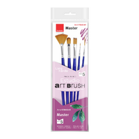 Estudio Taklon Long Handle Brush Set 5 Assorted 