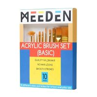 Meeden Acrylic Brush Set 10 
