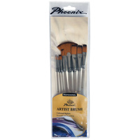 Phoenix Artist Brush Set 8 with Fan ABS07