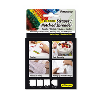 Mungyo Scraper Notched Spreader Tool Set 4