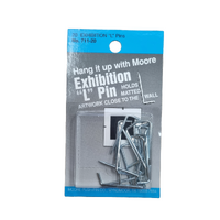 Moore Exhibition L Pin Pack 20 CLEARANCE