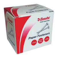 Esselte Paper Fasteners 13mm Box 200 CLEARANCE