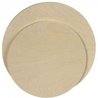 Wooden Paint Panel Round 30mm Thick