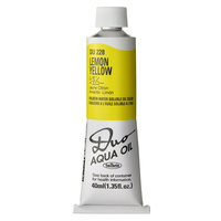 Holbein Duo Aqua Oil 40ml Lemon Yellow