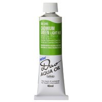Holbein Duo Aqua Oil 40ml Cadmium Green Light Hue