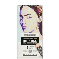 Sennelier Oil Stick Set 6 Light Tones Portrait 