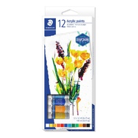 Staedtler Acrylic Paint Set 12 Assorted Colours
