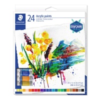 Staedtler Acrylic Paint Set 24 Assorted Colours