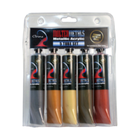 Chroma Molten Metals 250ml Acrylic Set 5