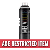 MTN Mega Spray Paint 600ml RV9011 Black