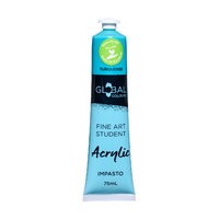 Global Student Acrylic Impasto 75ml Turquoise 