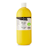 Global Colours Acrylic 1L Cool Yellow