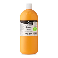 Global Colours Acrylic 1L Warm Yellow