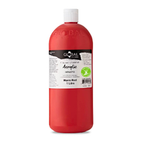Global Colours Acrylic 1L Warm Red