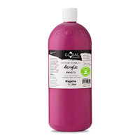 Global Colours Acrylic 1L Magenta