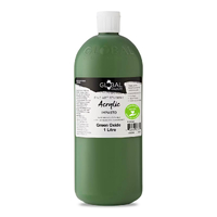 Global Colours Acrylic 1L Green Oxide