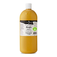 Global Colours Acrylic 1L Yellow Oxide