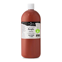 Global Colours Acrylic 1L Red Oxide