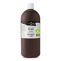 Global Colours Acrylic 1L Burnt Umber