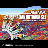 Matisse Acrylic Outback Set 5 5x75ml